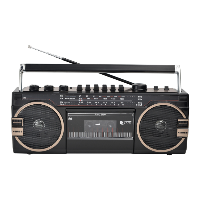 retro tape wireless radio portable radio cassette player stereo multifunctional recorder radio