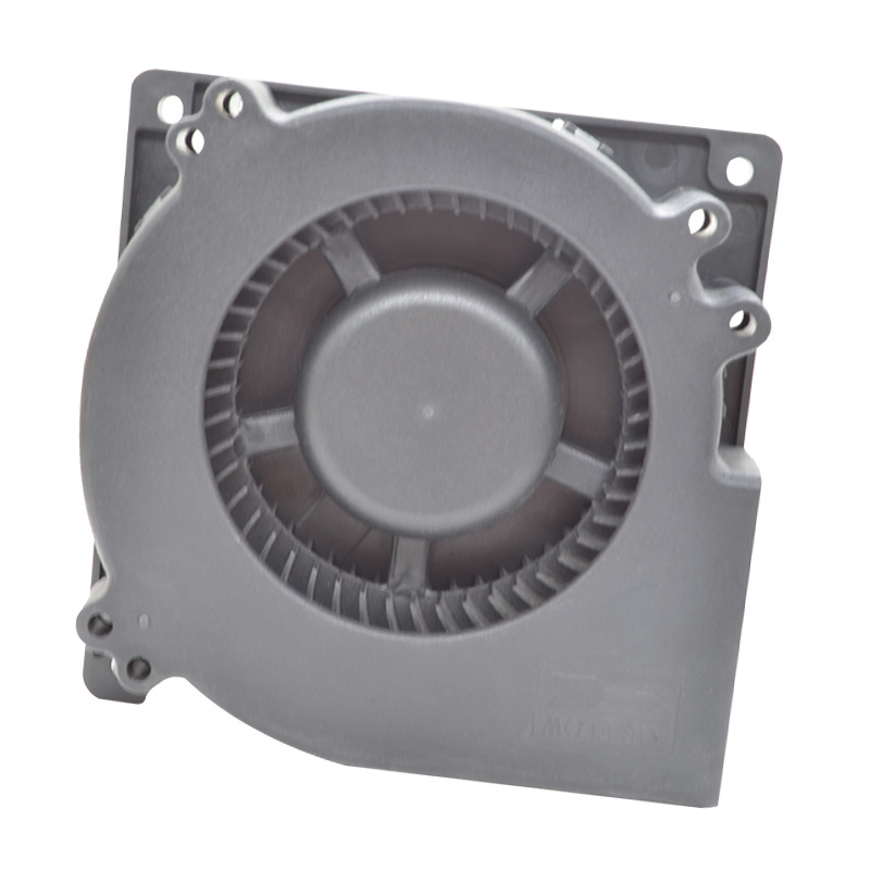 High Air Flow Dc Axial Blower Fan 120mm 12v Centrifugal Fan CE Large Plastic Car Screwing Radial Fan High Performance PBT CN;GUA