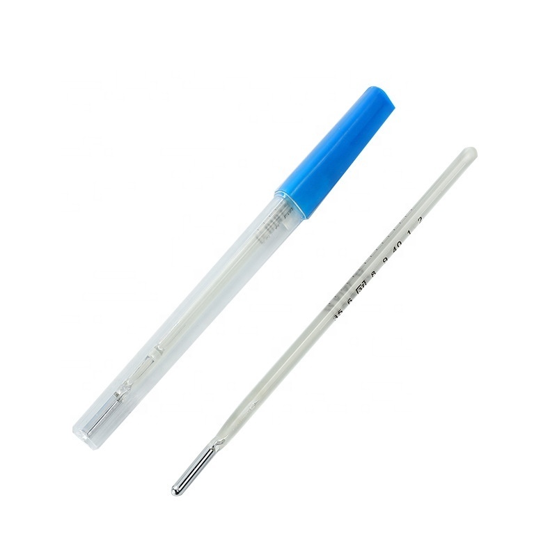 Mercury Glass Thermometer New Design Oral Armpit Medical Mercury Free Clinical Glass Thermometer