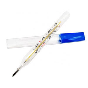 Mercury Glass Thermometer New Design Oral Armpit Medical Mercury Free Clinical Glass Thermometer