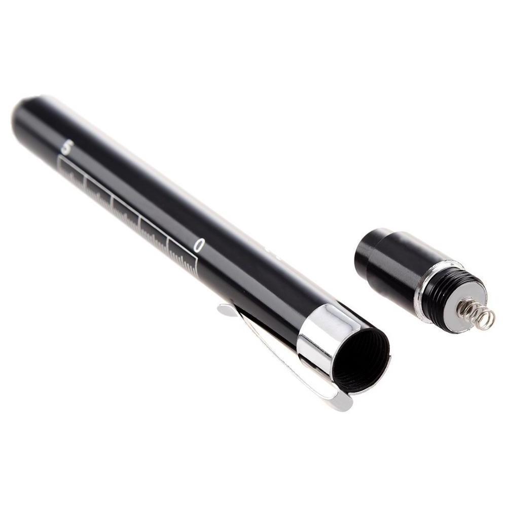 LED Aluminum Pen Light Portable Flashlight Medical Penlight Pupil Pen with Light