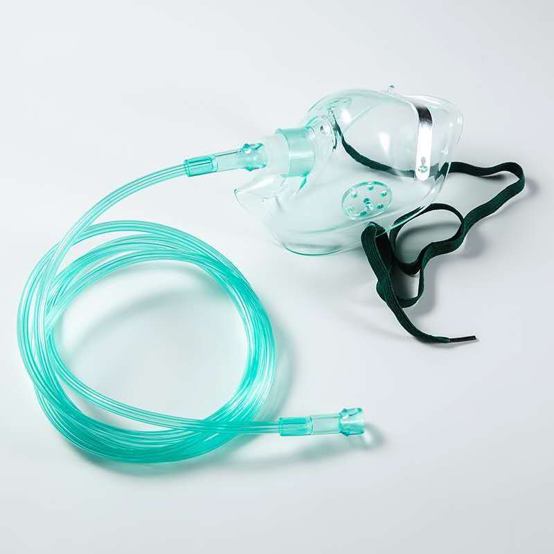 Ventilator Accessories Medical Oxygen Mask Disposable Breathing Machine Mask Nebulized Medication Mask