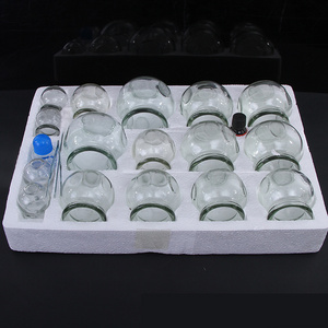 Glass Material Cupping Set 12 16 20 24 36 Cupping Set Cupping Therapy Cups