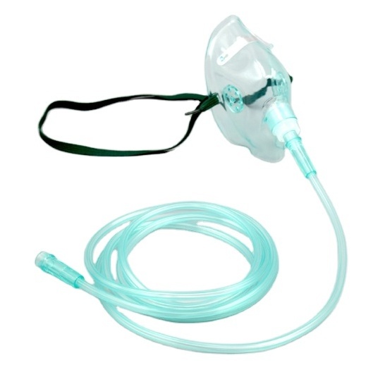 Ventilator Accessories Medical Oxygen Mask Disposable Breathing Machine Mask Nebulized Medication Mask