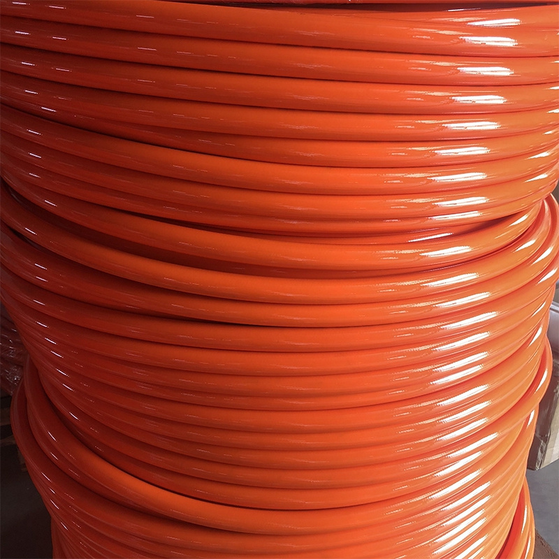 Orange color thermoplastic Elastomer sewer jet cleaning hose