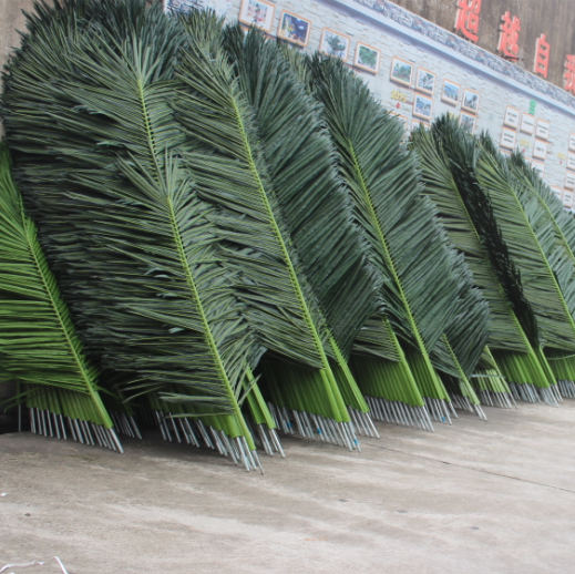 Big faux tree outdoor plants UV resistant artificial date palm trees Large fake tree