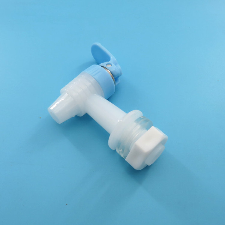 Push Type White Blue Plastic for Water Dispenser Faucet