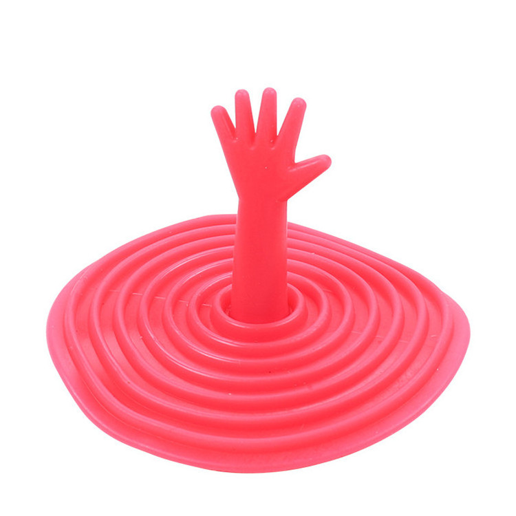 Cute Silicone Floor Drain Cover Sink Plug Sewer Bathroom Toilet Deodorant Anti-Clogging Kitchen Accessory HXJ