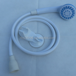 Plastic Handheld Shower Head with Extra Long Hose and Bracket Holder Connect to Faucet