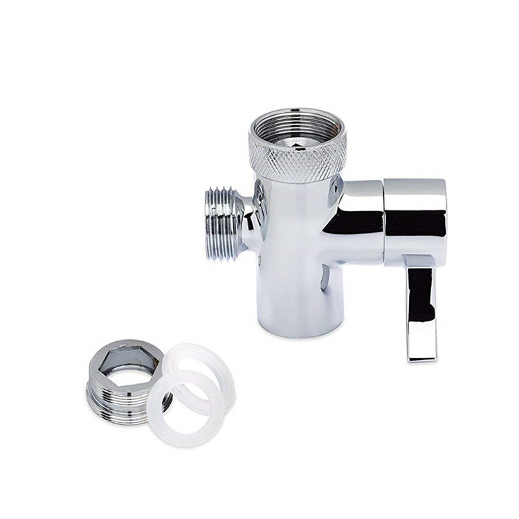 Faucet Diverter Valve With Aerator and Male Threaded Adapter, Faucet Adapter for Hose Attachment, Faucet Connector for Water Di