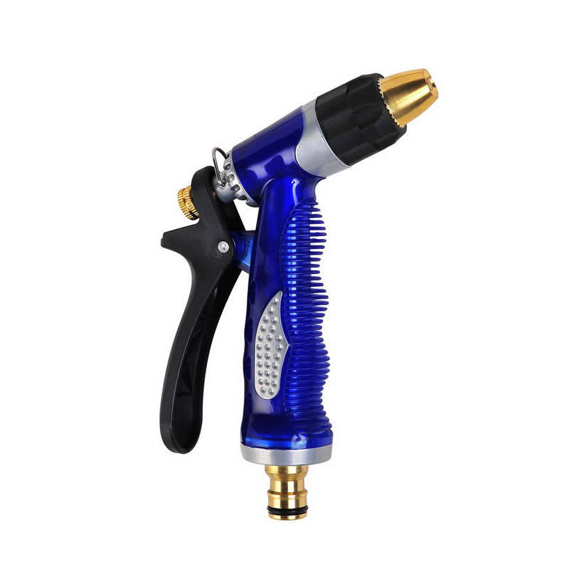 High Pressure Garden Hose Nozzle Heavy Duty Metal Hand Sprayer Car Washer