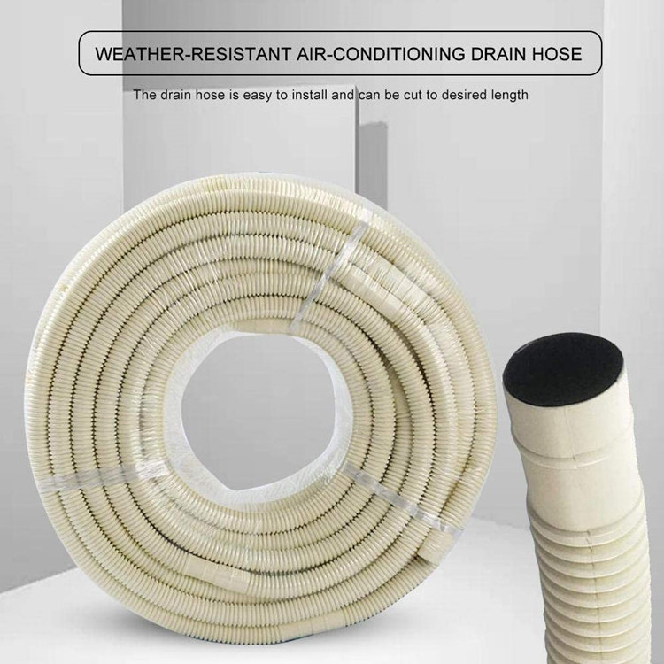 Air conditioner water inlet pipe exhaust pipe Drainage hose Flexible expansion pipe white