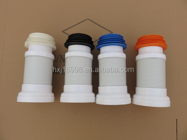 Customized Flexible PVC Toilet Bowl Connector Pipe