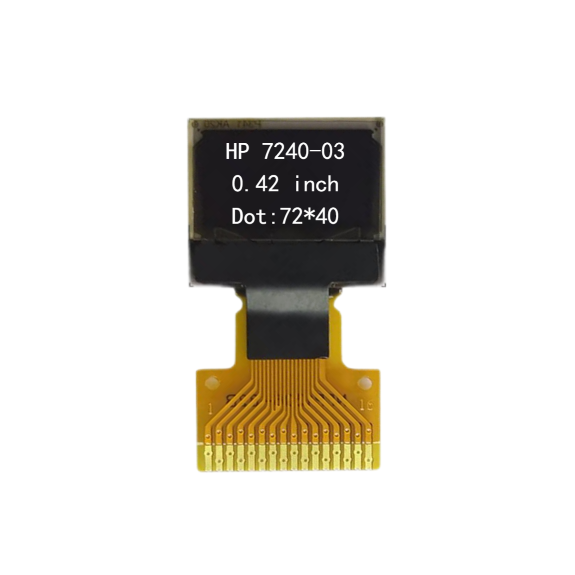 0.42 Inch 72x40 Small Oled Display Mini Micro Oled Smallest Oled Display