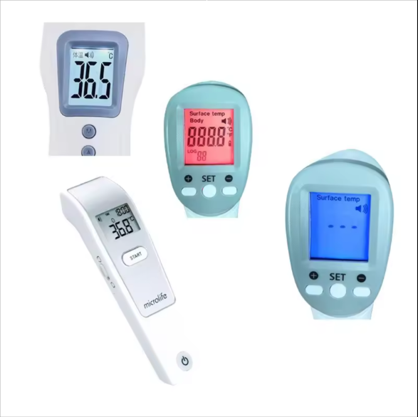 Small lcd display htn lcd display screens used in thermometers digital lcd display module