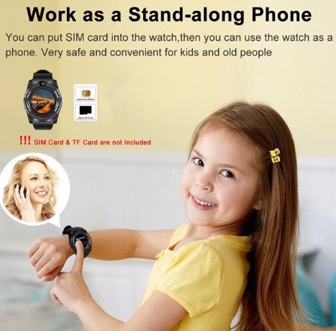 Fashion Pedometer 2g Sim Card Camera Watch Color Display Waterproof Device Wrist Smart Watch V8 Smartwatch For Android Ios