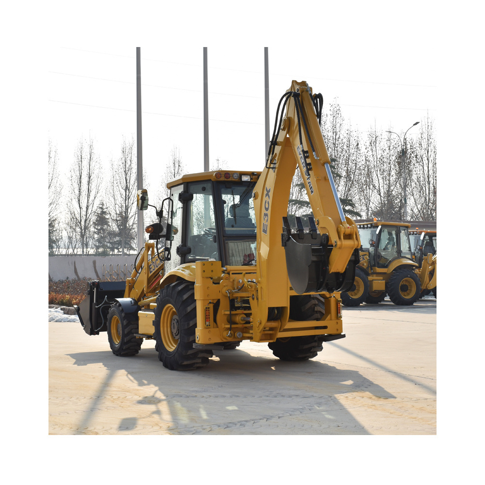 new argiculated backhoe excavator loader  E3cx  chinese 4x4 mini backhoe loader excavator for sale with price