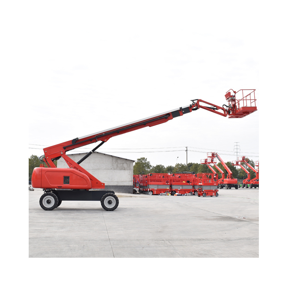 China 2024 42m 44m 46m Towable Aerial Work Platform   Lift Cherry Picker For Sale