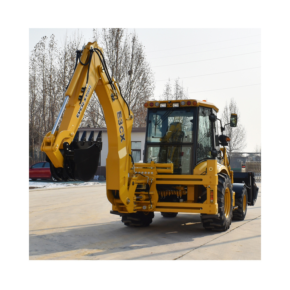 new argiculated backhoe excavator loader  E3cx  chinese 4x4 mini backhoe loader excavator for sale with price