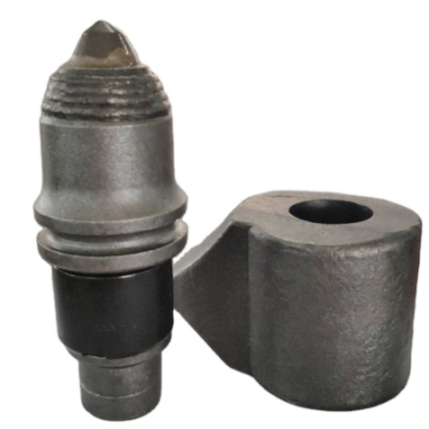 Rock Augers and Core Barrel Parts Conical Bits 25mm Tooth Pick Trencher Teeth for Foundation Drilling Tools