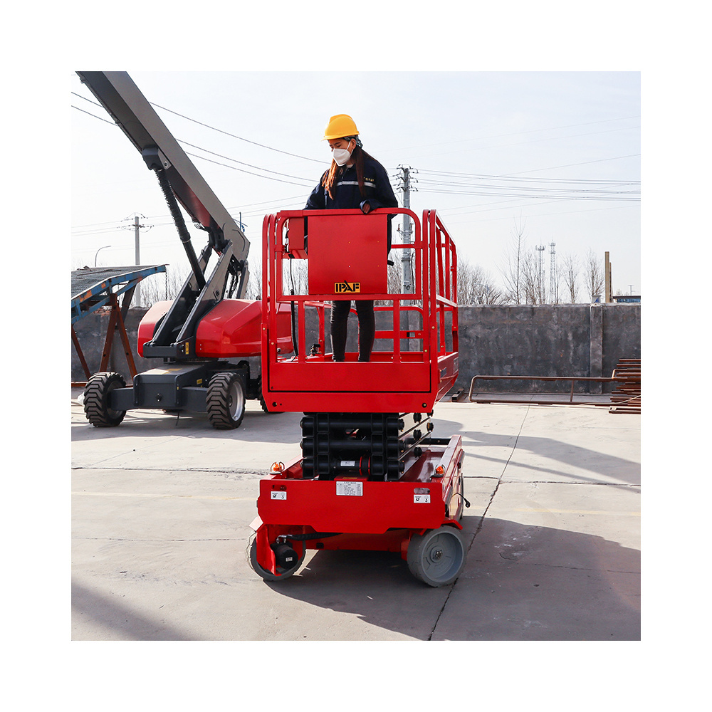 450kg Small Hydraulic Scaffolding Fully Powered Electric  Scissor Lift