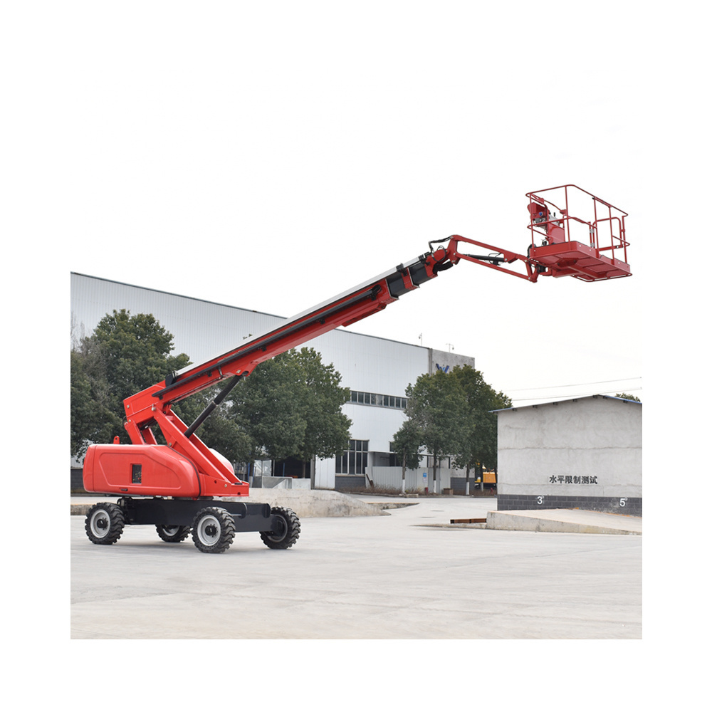 2024 hot sales Towable motorized hydraulic small cherry picker with ISO CE