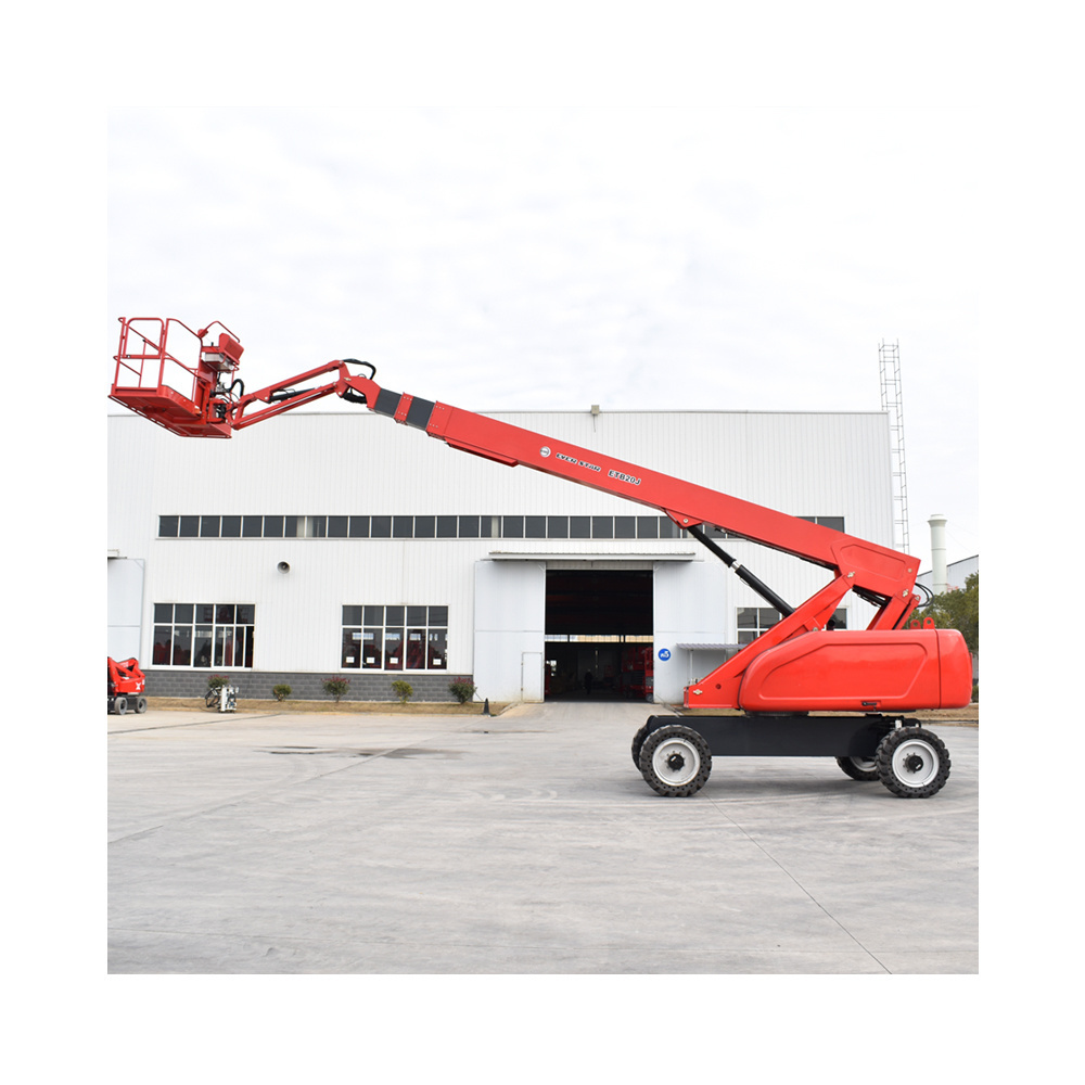 2024 hot sales Towable motorized hydraulic small cherry picker with ISO CE