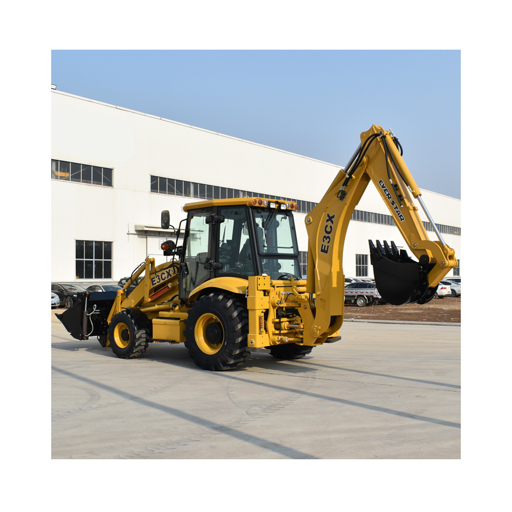 new argiculated backhoe excavator loader  E3cx  chinese 4x4 mini backhoe loader excavator for sale with price