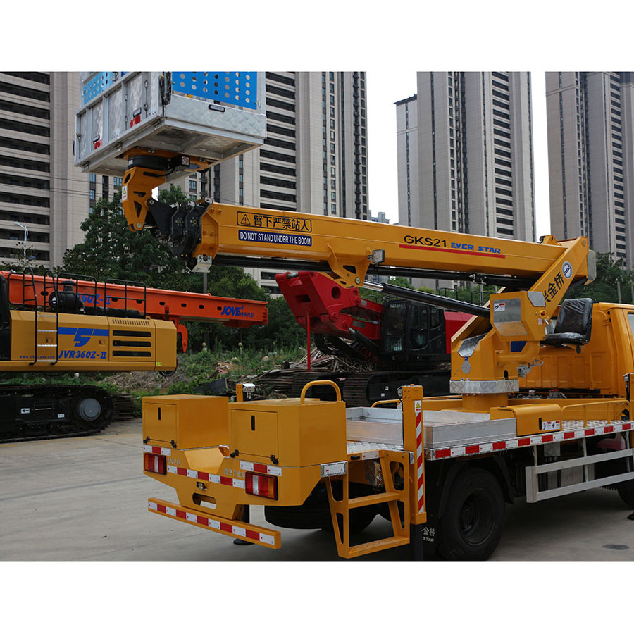 JMC Euro IV Standard High Quality Low Carbon Truck Mounted Telescoping Lift Elevating Aerial Work platform