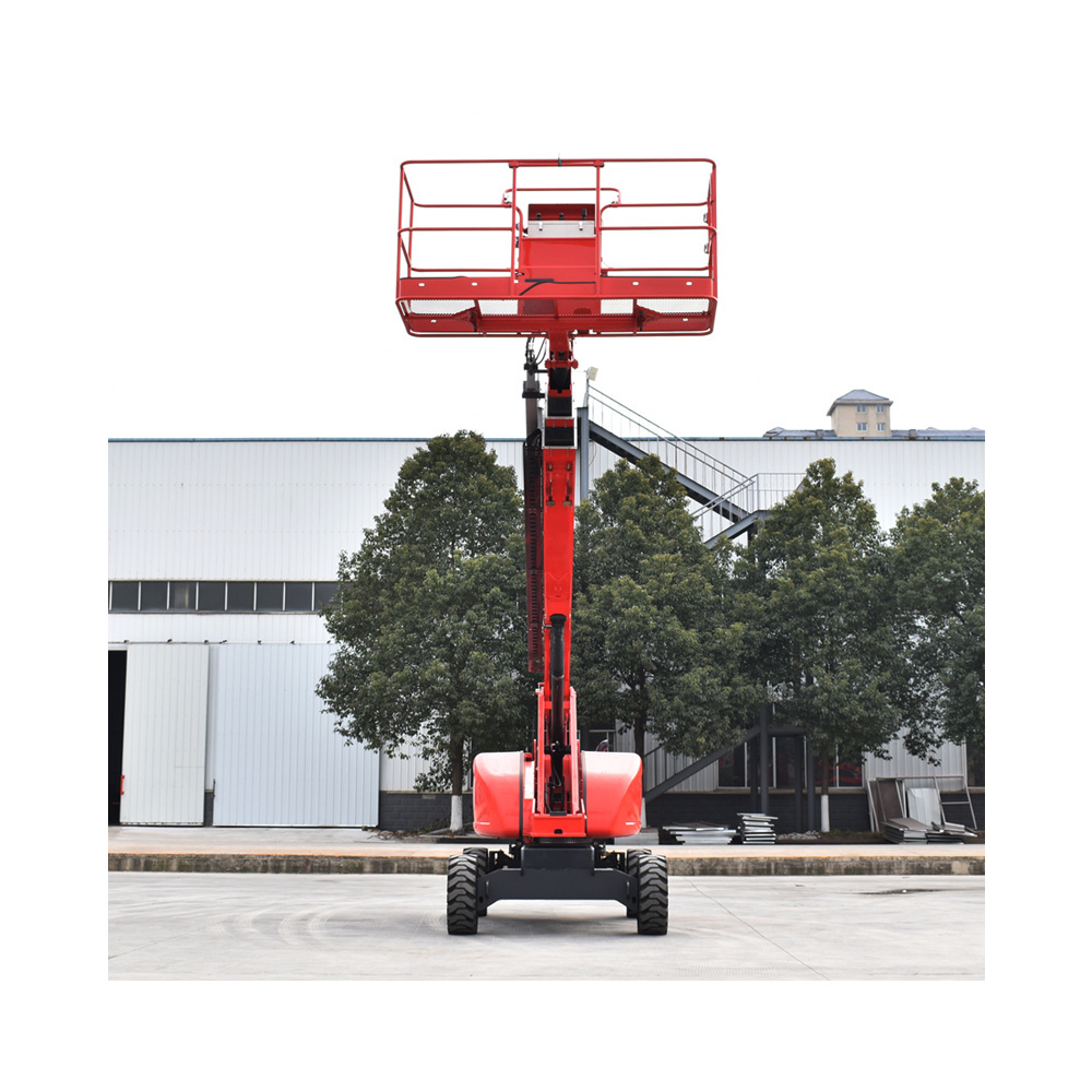 2024 hot sales Towable motorized hydraulic small cherry picker with ISO CE