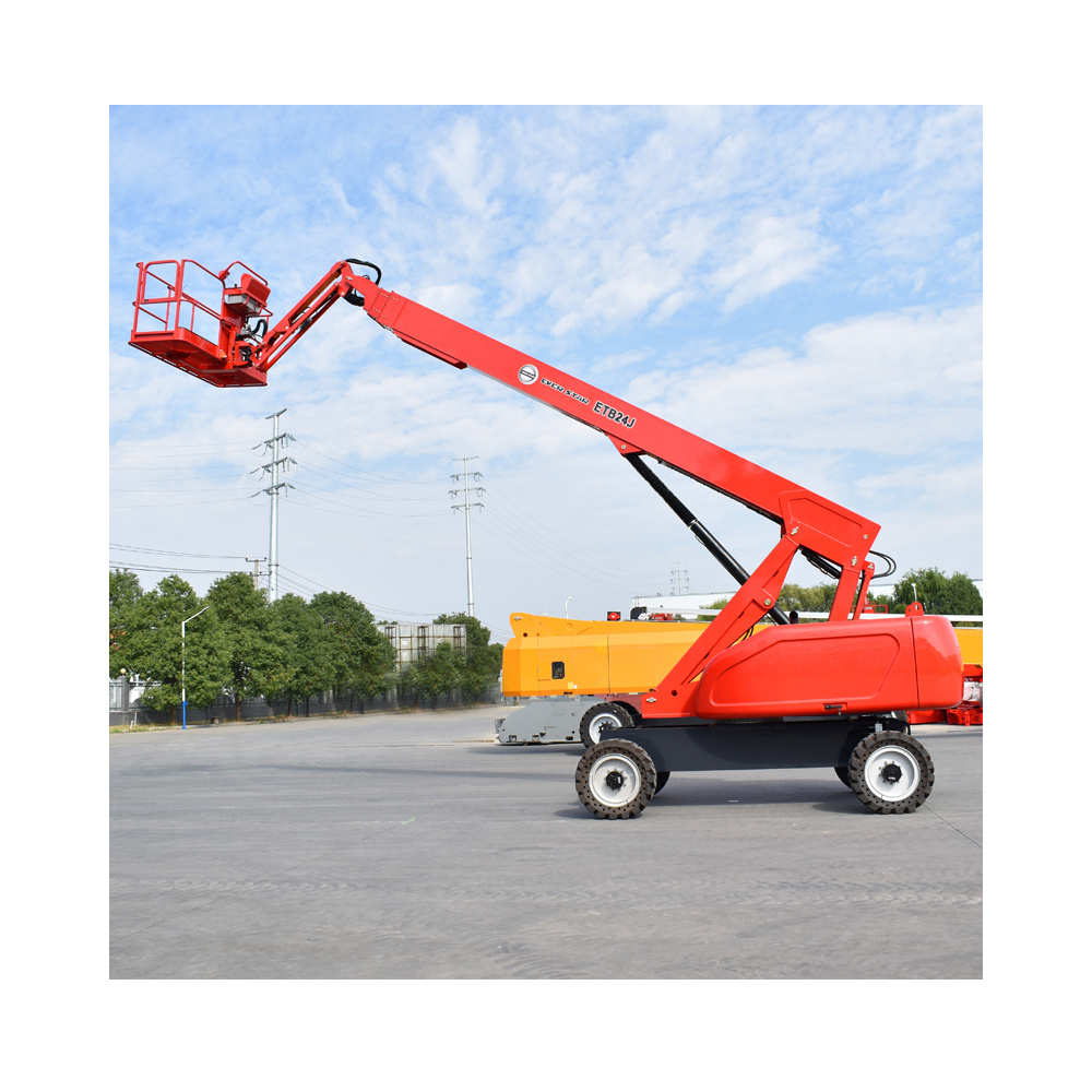 China 2024 42m 44m 46m Towable Aerial Work Platform   Lift Cherry Picker For Sale