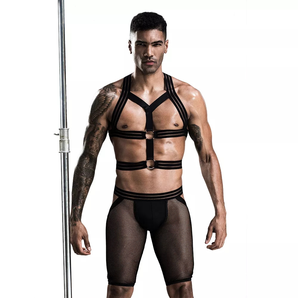 Sexy Men's Underwear Lingerie Costumes For Pole Dance Nigh Club Suit Adult Products Mens Sexy Underwear