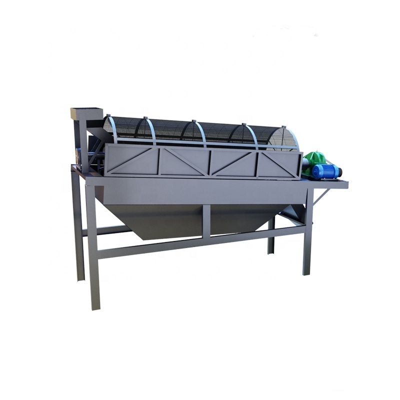 18-150 tph  Gravel Trommel Screen /Drum Sieve Vibrating screen  Gold Washing Equipment from china