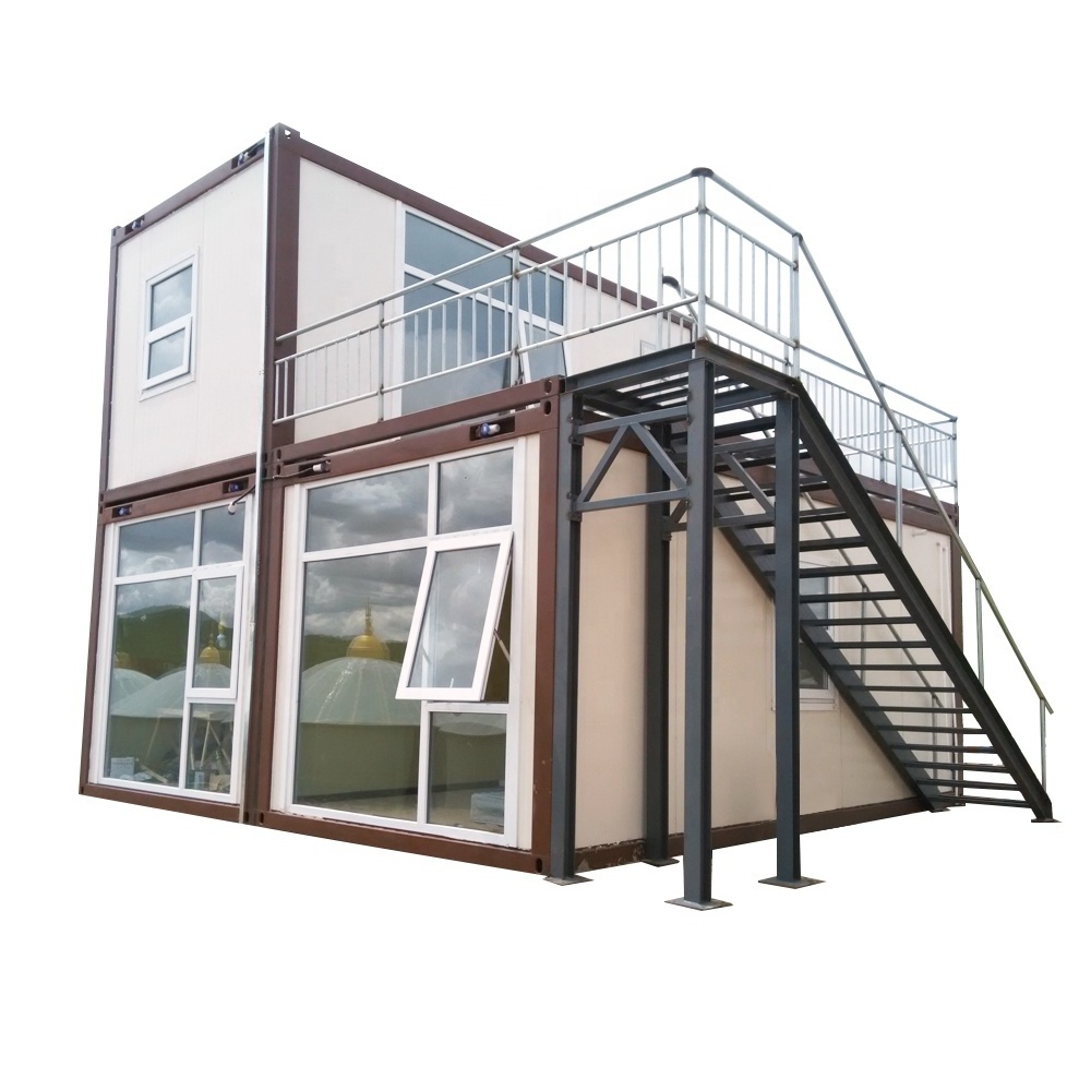 Duplex House Plans Flat Pack Container House Portable Housing Unit Use Mobile Container Bar/Restaurant/Office