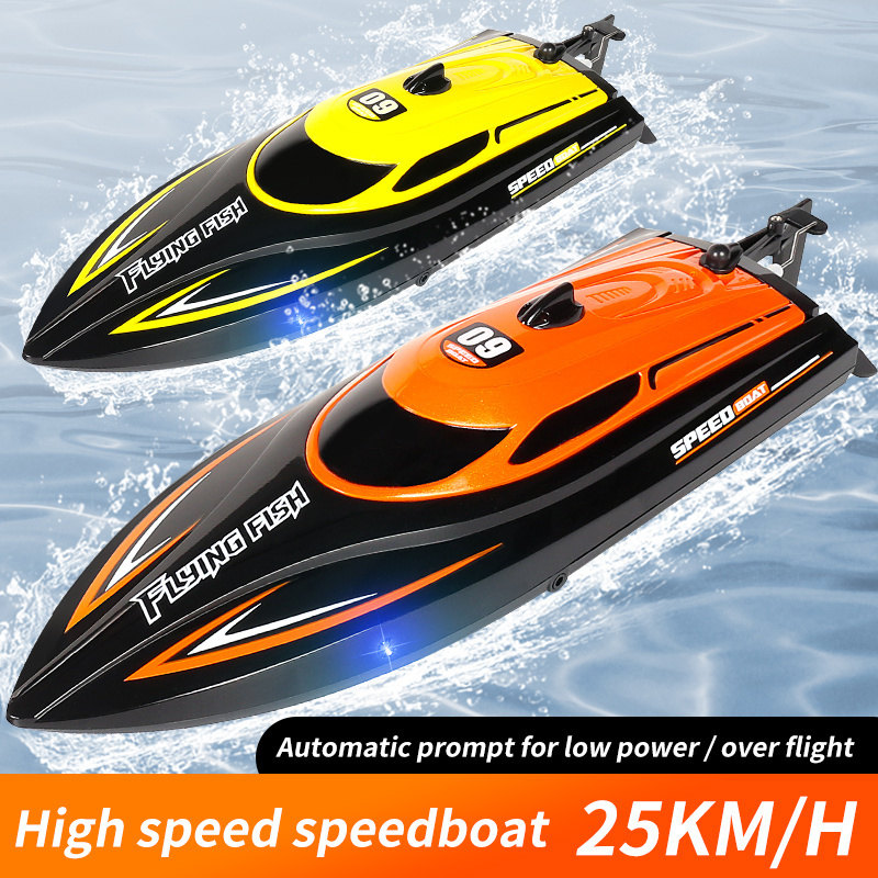 Factory 2.4 GHz Rechargeable Battery Low Alarm Capsize Recovery Electric toys Remote Control RC Boats Racing High Speed Jet Boat