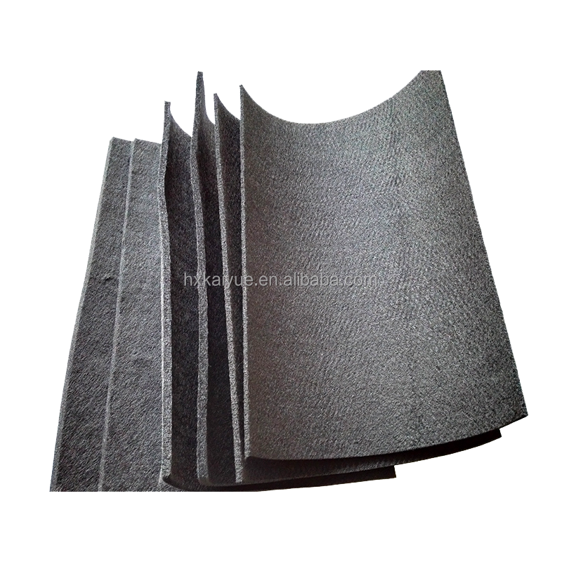 Thermal Insulation Graphite Carbon Felt Electrode Wholesale Customize Non-woven Needle Punched Acf Activated Carbon Fiber Felt