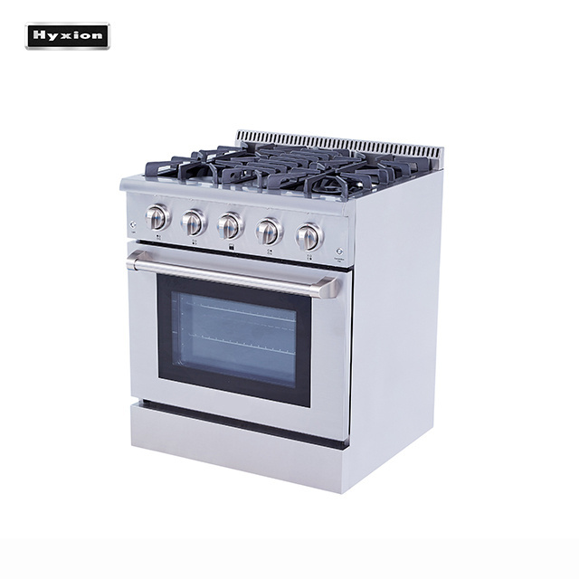 30 inch 4.2 cu. ft. Stainless Steel Professional Gas Range with oven