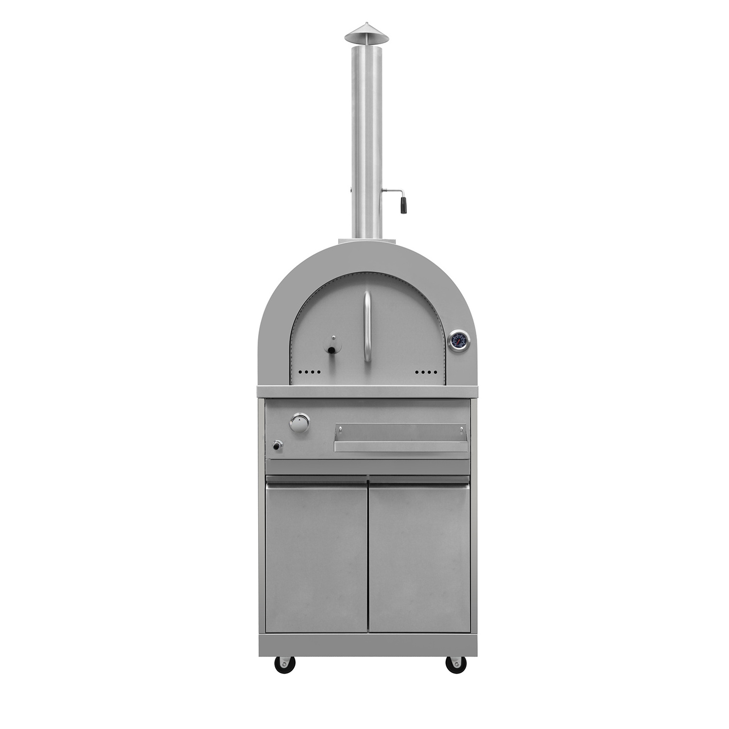 Hyxion manufacturer commercial stainless steel gas wood fired pizza oven portable outdoor bbq grill mini authentic pizza oven