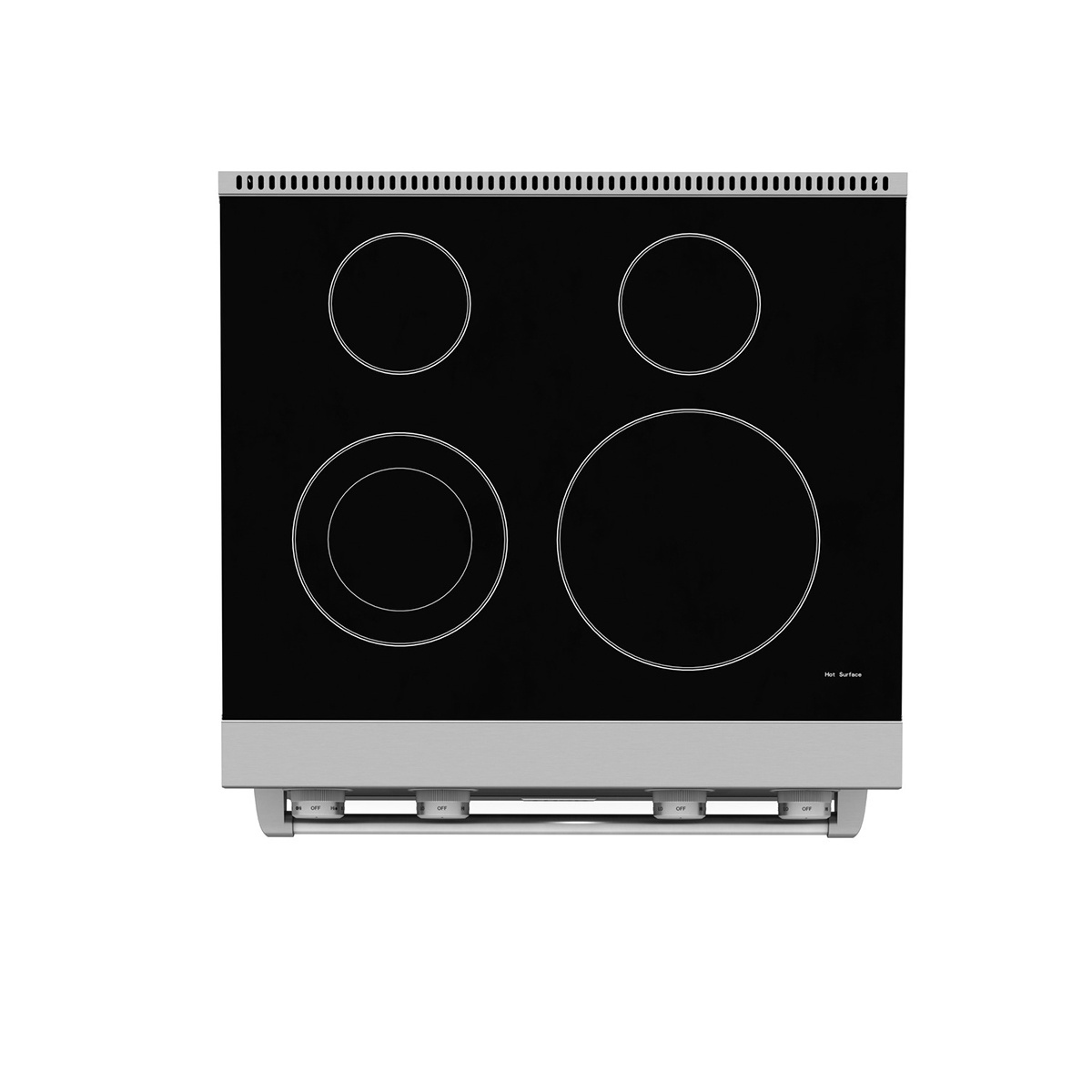 Hyxion Stainless steel 30 inch Professional  multi function 4 plate electric stove with oven