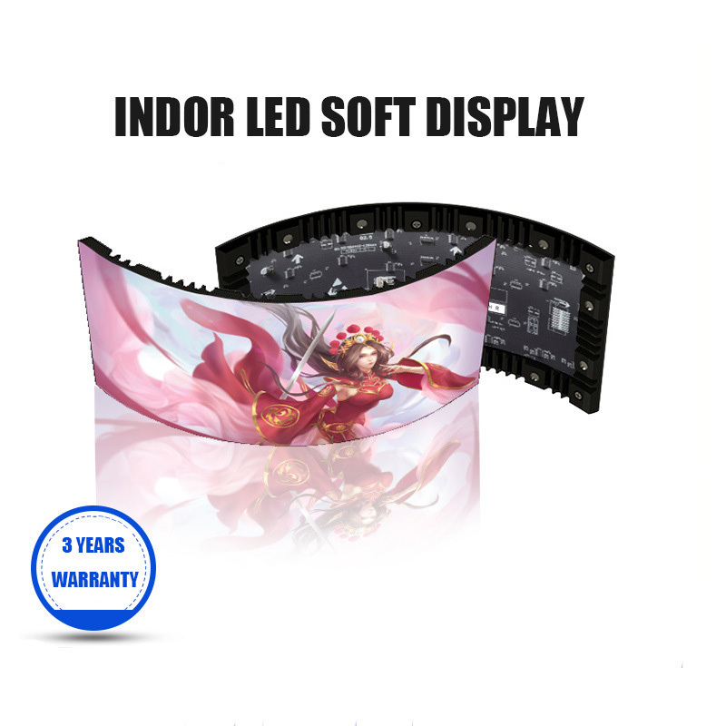 Exhibition Booth Flexible Led Screen Advertising LED Flexible Led Film