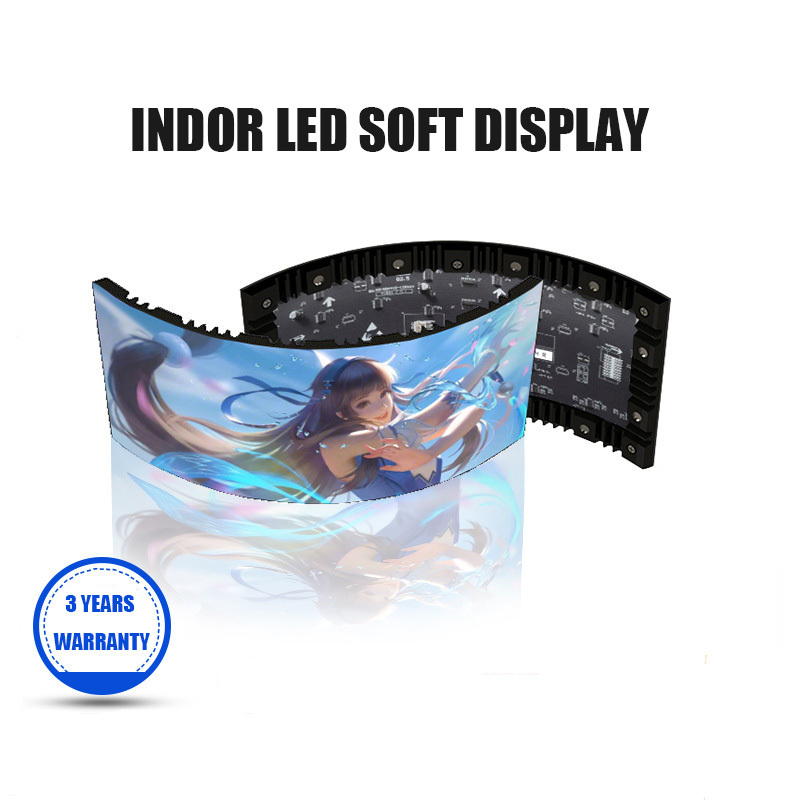 Exhibition Booth Flexible Led Screen Advertising LED Flexible Led Film