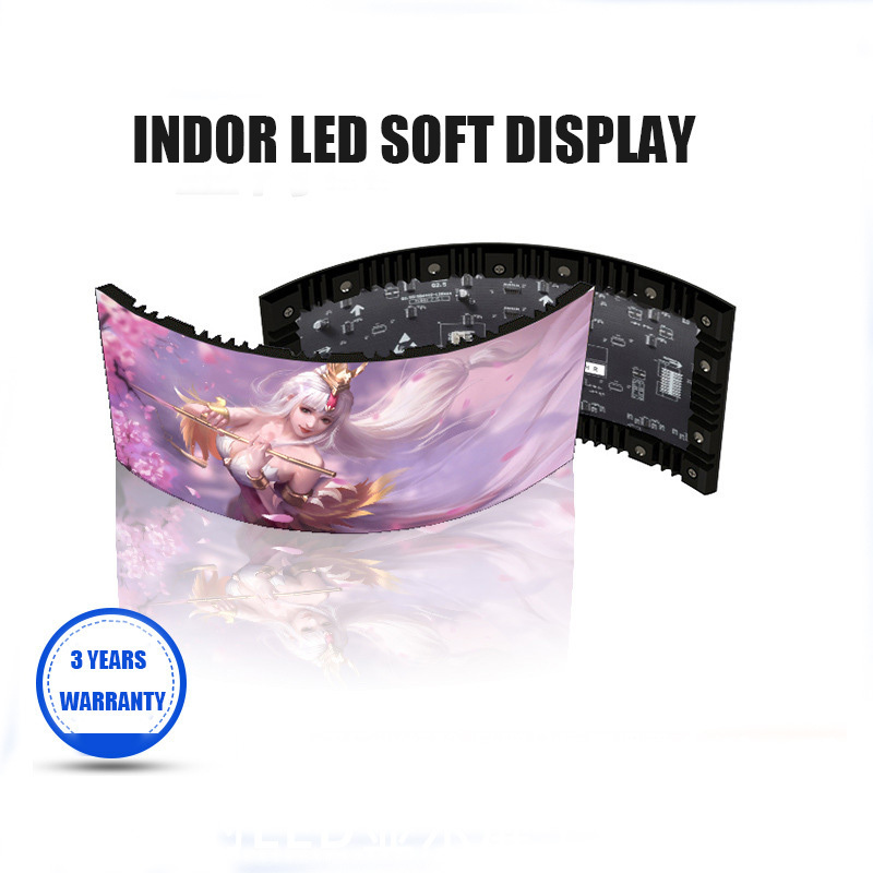 Exhibition Booth Flexible Led Screen Advertising LED Flexible Led Film