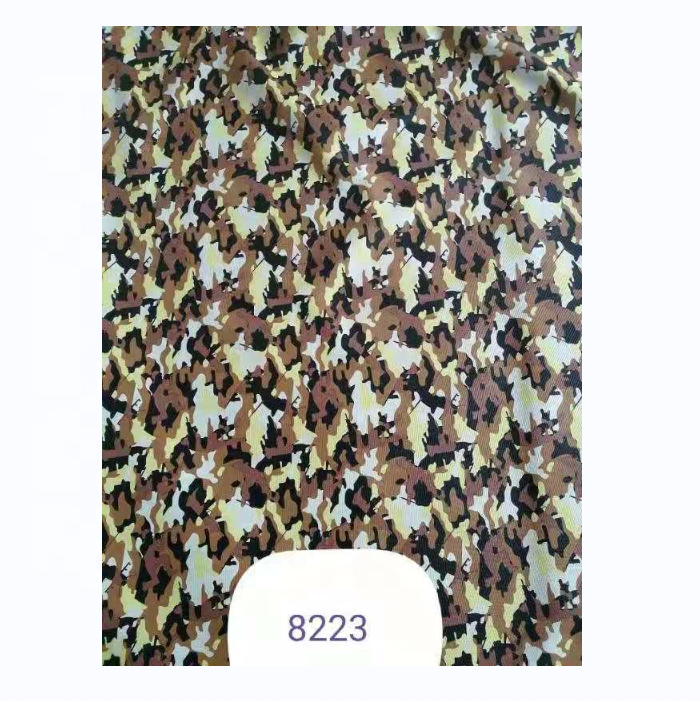 pu camo leather for backpack, iphone case, pvc camouflage leather material