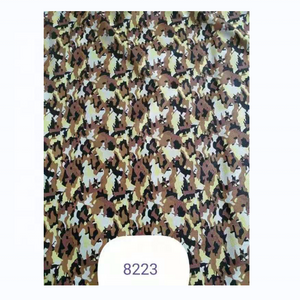 pu camo leather for backpack, iphone case, pvc camouflage leather material