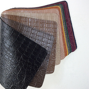 pvc alligator leather, fake crocodile skin leather, croc leather fabric