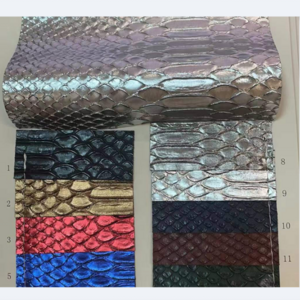 1.0mm pvc shiny snake leather for truck seat cover, animal print faux leather, fake snake vinyl leather