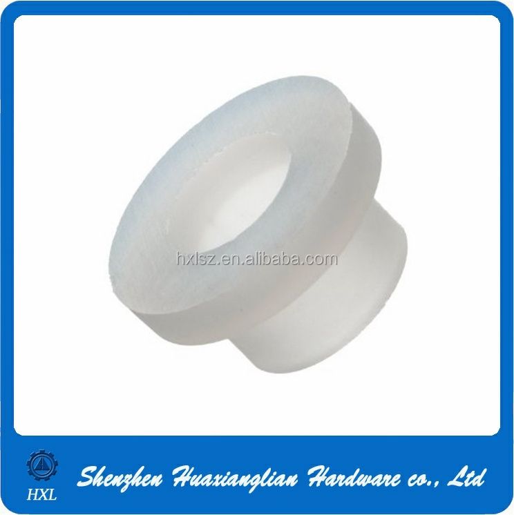 Nylon Plastic flange washer step shoulder washer pipe flange spacer