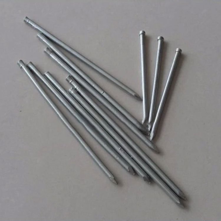 custom hardened stainless steel galvanized thin taper headless nail/pin