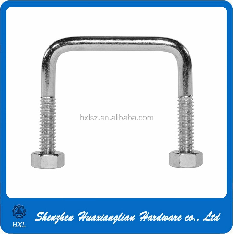 China custom stainless steel m3 m4 m5 m6 square U bolt