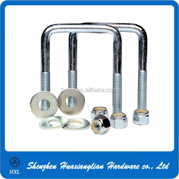 China custom stainless steel m3 m4 m5 m6 square U bolt